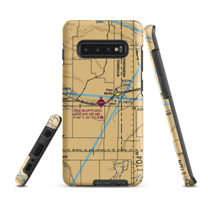 Pine Bluffs Municipal Airport (82V) VFR Sectional Samsung Phone Case