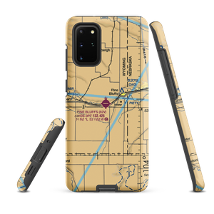 Pine Bluffs Municipal Airport (82V) VFR Sectional Samsung Phone Case