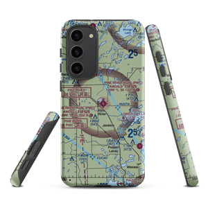 Pine River Regional Airport (PWC) VFR Sectional Samsung Phone Case