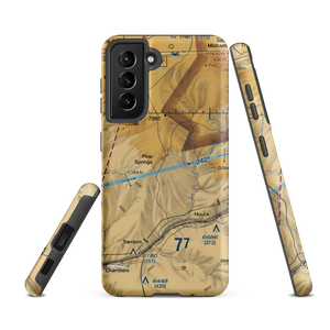 Pine Springs Airport (45AZ) VFR Sectional Samsung Phone Case