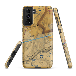 Pine Springs Airport (45AZ) VFR Sectional Samsung Phone Case