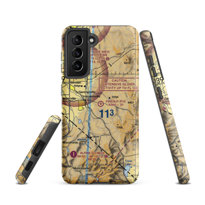 Pinenut Airport (NV55) VFR Sectional Samsung Phone Case