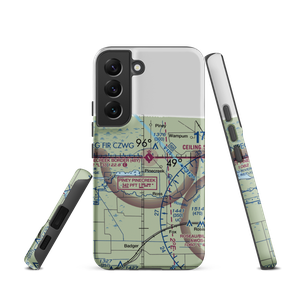 Piney Pinecreek Border Airport (48Y) VFR Sectional Samsung Phone Case