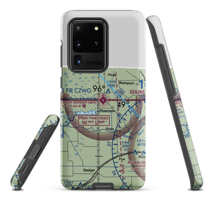 Piney Pinecreek Border Airport (48Y) VFR Sectional Samsung Phone Case