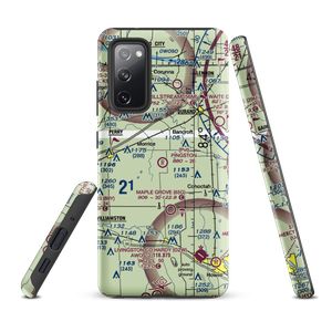 Pingston Aeroworks Airport (54MI) VFR Sectional Samsung Phone Case