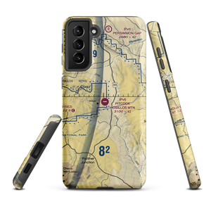 Pitcock Rosillos Mountain Ranch Airport (09TS) VFR Sectional Samsung Phone Case