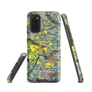 Pittsburgh-Monroeville Airport (15PA) VFR Sectional Samsung Phone Case