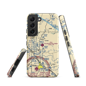 PL Fuller Rough Creek Ranch Airport (60XS) VFR Sectional Samsung Phone Case