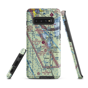 Placid Lakes Airport (09FA) VFR Sectional Samsung Phone Case