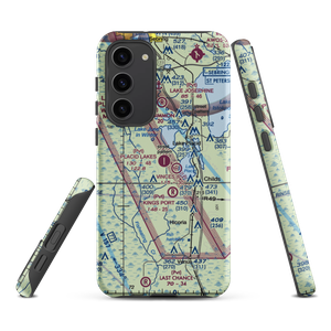 Placid Lakes Airport (09FA) VFR Sectional Samsung Phone Case