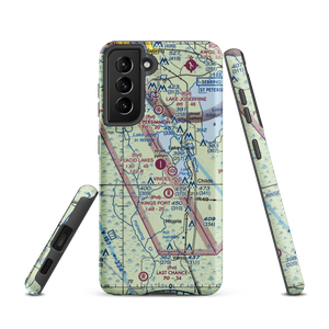 Placid Lakes Airport (09FA) VFR Sectional Samsung Phone Case