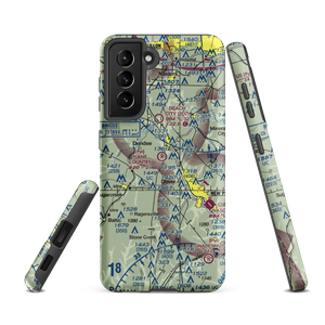 Plane Country Airport (45OI) VFR Sectional Samsung Phone Case