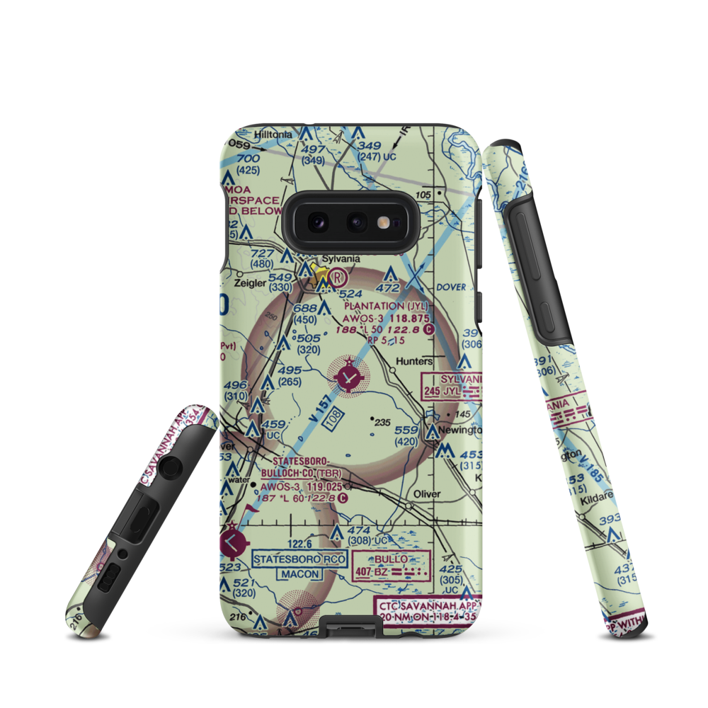 Plantation Airpark (JYL) VFR Sectional Samsung Phone Case Samsung Galaxy S10e model shown
