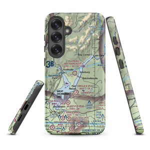 Plateau Sky Ranch Airport (1F2) VFR Sectional Samsung Phone Case