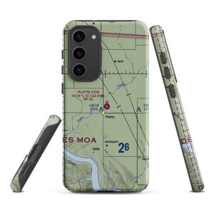 Platte Municipal Airport (1D3) VFR Sectional Samsung Phone Case