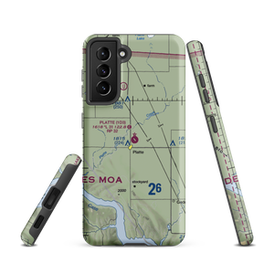 Platte Municipal Airport (1D3) VFR Sectional Samsung Phone Case