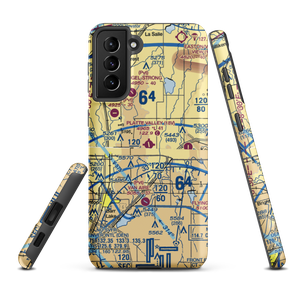 Platte Valley Airpark (18V) VFR Sectional Samsung Phone Case