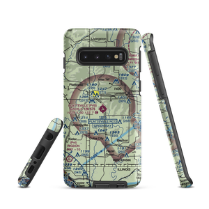 Platteville Municipal Airport (PVB) VFR Sectional Samsung Phone Case