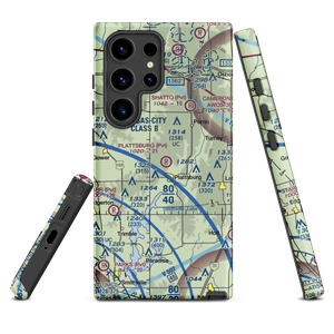 Plattsburg Airpark (5MO) VFR Sectional Samsung Phone Case