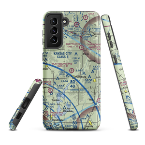 Plattsburg Airpark (5MO) VFR Sectional Samsung Phone Case