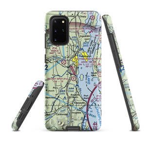 Plattsburgh International Airport (PBG) VFR Sectional Samsung Phone Case