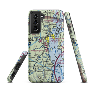 Plattsburgh International Airport (PBG) VFR Sectional Samsung Phone Case