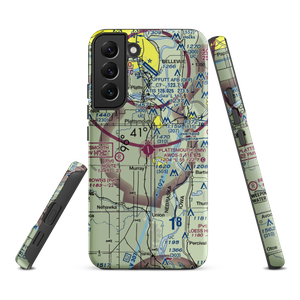 Plattsmouth Municipal Airport (PMV) VFR Sectional Samsung Phone Case