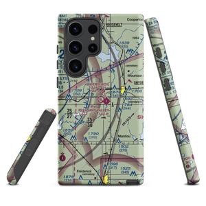 Pleasant Valley Airport (07OK) VFR Sectional Samsung Phone Case