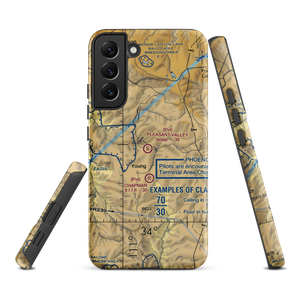 Pleasant Valley Airstrip (24AZ) VFR Sectional Samsung Phone Case