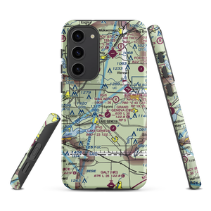 Plows & Props Airport (2WI4) VFR Sectional Samsung Phone Case