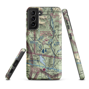 Plymouth Municipal Airport (1P1) VFR Sectional Samsung Phone Case