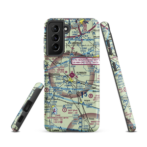 Plymouth Municipal Airport (C65) VFR Sectional Samsung Phone Case