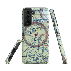 Plymouth Municipal Airport (PMZ) VFR Sectional Samsung Phone Case