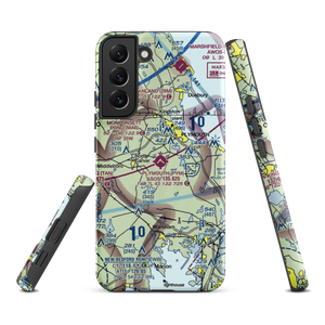Plymouth Municipal Airport (PYM) VFR Sectional Samsung Phone Case