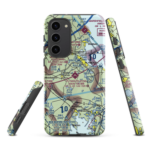 Plymouth Municipal Airport (PYM) VFR Sectional Samsung Phone Case