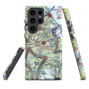 Plymouth Municipal Airport (PYM) VFR Sectional Samsung Phone Case