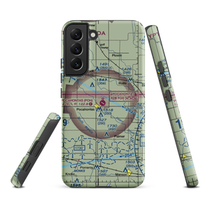 Pocahontas Municipal Airport (POH) VFR Sectional Samsung Phone Case