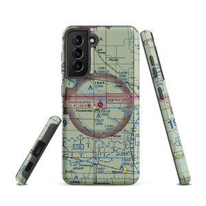 Pocahontas Municipal Airport (POH) VFR Sectional Samsung Phone Case