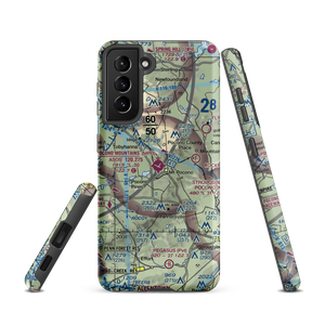 Pocono Mountains Municipal Airport (MPO) VFR Sectional Samsung Phone Case