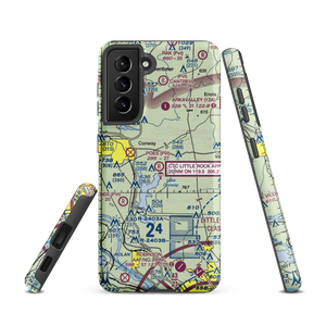 Poe's Airport (AR88) VFR Sectional Samsung Phone Case