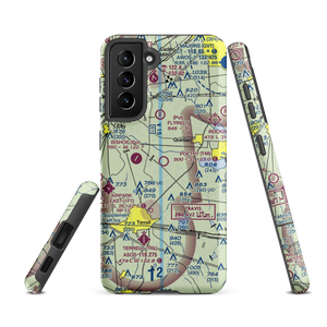 Poetry Flying Ranch Airport (T48) VFR Sectional Samsung Phone Case