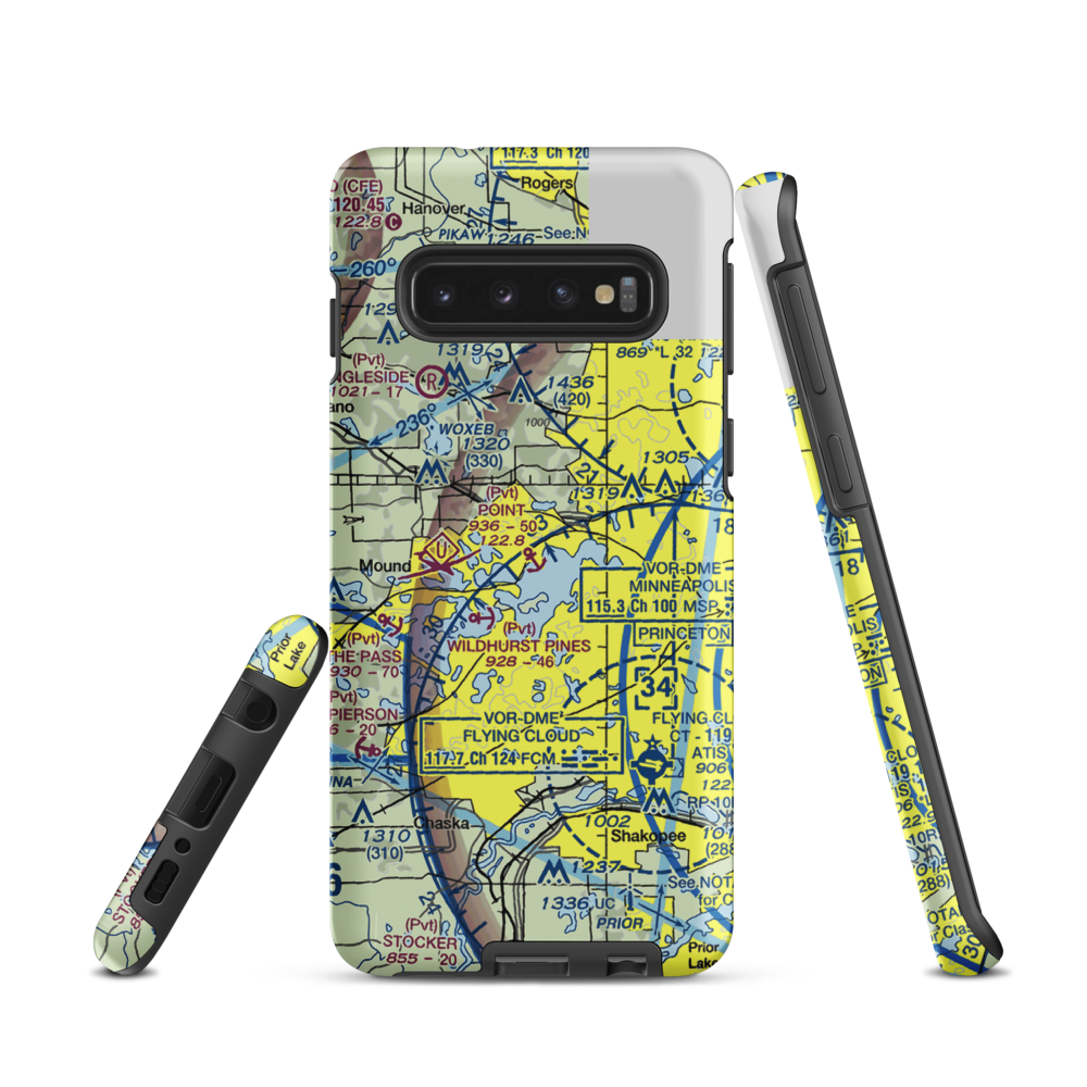 Point Seaplane Base (11MN) VFR Sectional Samsung Phone Case Samsung Galaxy S10 model shown