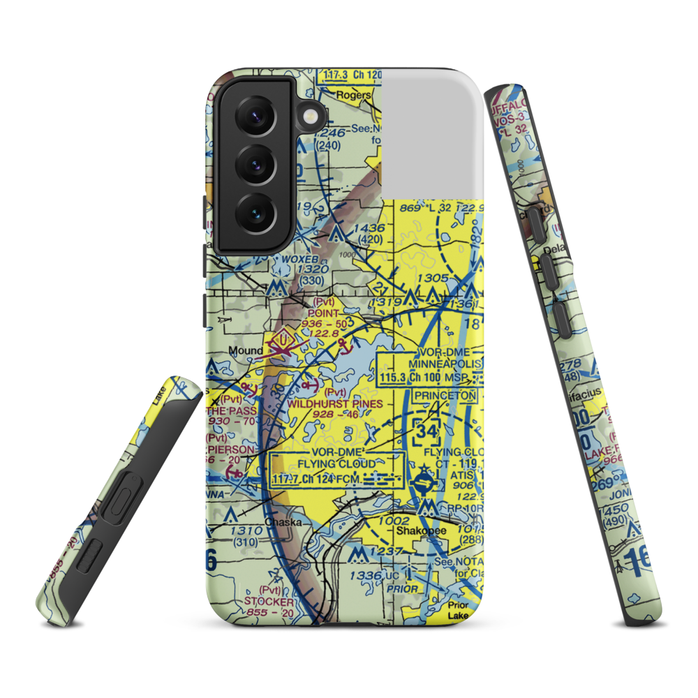 Point Seaplane Base (11MN) VFR Sectional Samsung Phone Case Samsung Galaxy S22 Plus model shown