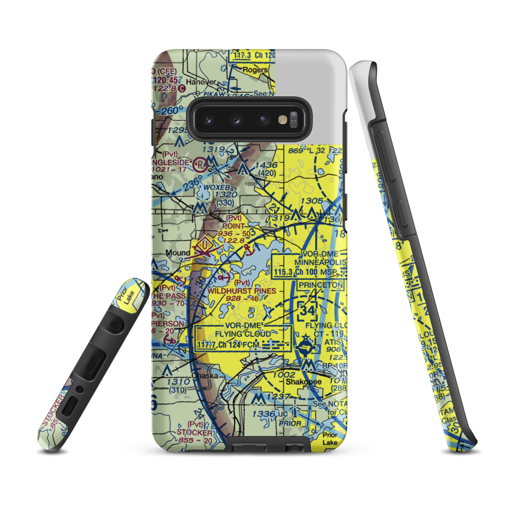 Point Seaplane Base (11MN) VFR Sectional Samsung Phone Case Samsung Galaxy S10 Plus model shown