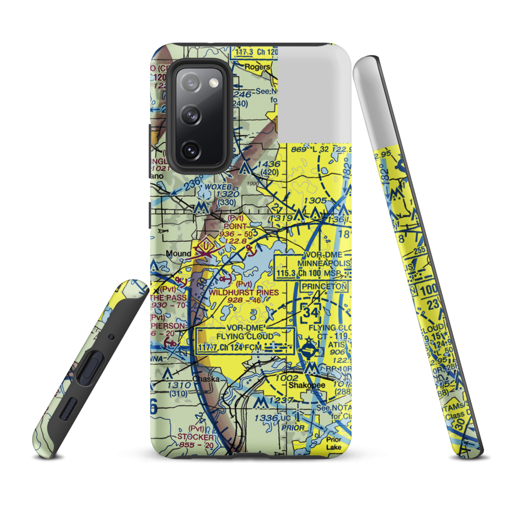 Point Seaplane Base (11MN) VFR Sectional Samsung Phone Case Samsung Galaxy S20 FE model shown