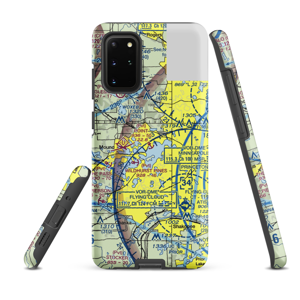 Point Seaplane Base (11MN) VFR Sectional Samsung Phone Case Samsung Galaxy S20 Plus model shown