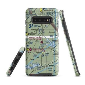 Pomona Lake Airport (39K) VFR Sectional Samsung Phone Case