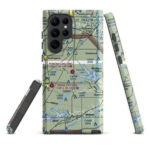 Pomona Lake Airport (39K) VFR Sectional Samsung Phone Case