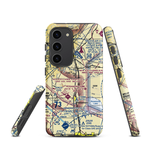 Pontious Airport (1CL2) VFR Sectional Samsung Phone Case