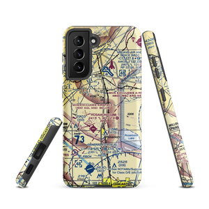 Pontious Airport (1CL2) VFR Sectional Samsung Phone Case